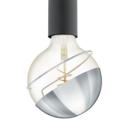 Eglo 11908 -  Decoratieve bolvormige kap voor gloeilamp G125 glanzend chroom