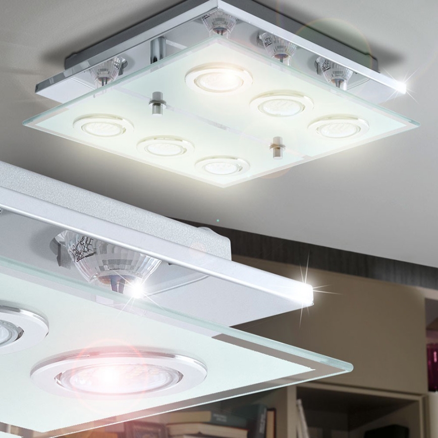 EGLO 13551 - LED Plafondverlichting CABO 6xGU10/3W/230V