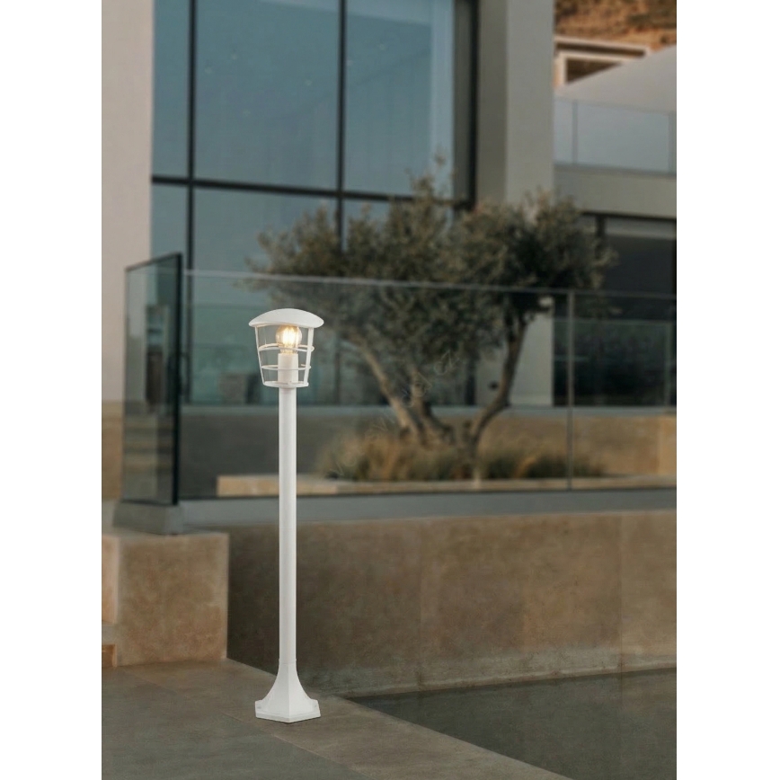 Eglo 18799 - LED buitenlamp ALORIA 1xE27/8,5W/230V IP44 wit