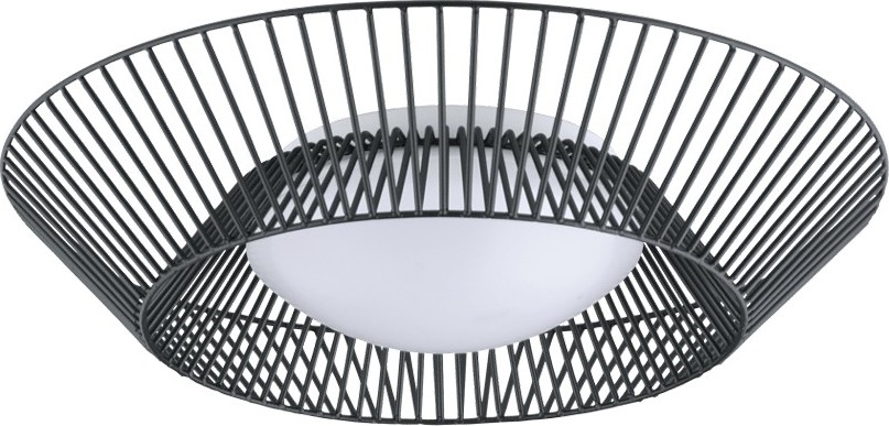 Eglo 200842 - Plafonnier LED PIASTRE LED/8,2 W/230 V Ø 39 cm noir