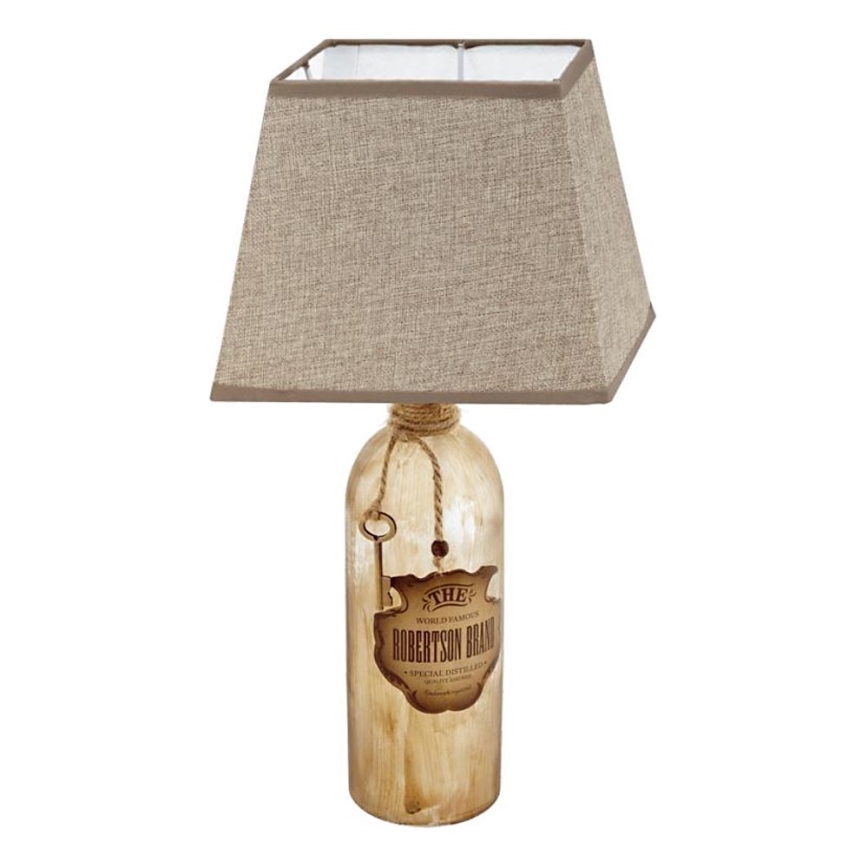 Eglo 202113 - Lampe à poser MOJADA 1xE27/40W/230V marron