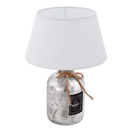 Eglo 202115 - Tafellamp MOJADA 1xE27/40W/230V wit