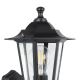 EGLO -  Wand Lamp voor buiten met Sensor 1xE27/60W zwart