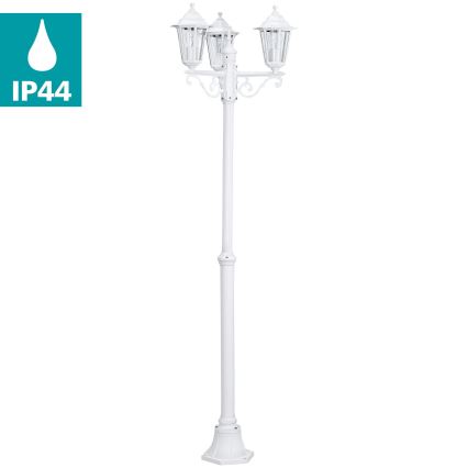 Eglo - Lampadaire extérieur 3xE27/60W/230V IP44