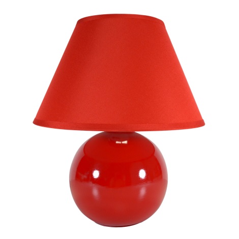 Eglo 23876 - lampe de table TINA 1xE14/40W/230V rouge
