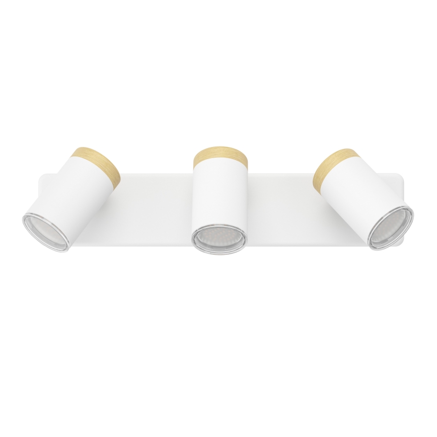Eglo - Badkamer spotlamp 3xGU10/3W/230V IP44 wit/beige