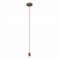 Eglo 300172 - Voedingskabel CURITIBA, 1x E27/40W/230V, bruin