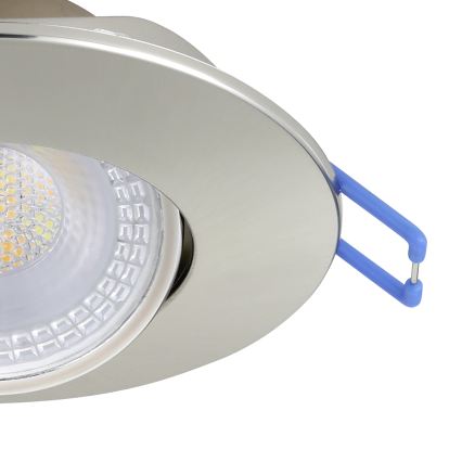 Eglo - SET van 3x LED-inbouwspots LED/4,9W/230V 2700/4000/6500K Ø 9 cm mat chroom
