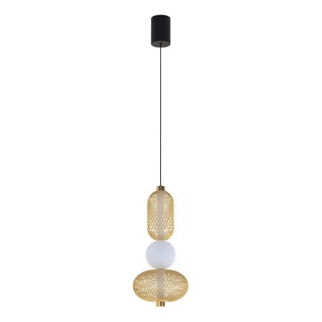 Eglo 300477 - CEGLIE dimbare LED-hanglamp aan kabel LED/12W/230V 2200-6500K goud + afstandsbediening