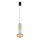 Eglo 300477 - Suspension LED dimmable CEGLIE sur câble (LED 12W/230V, 2200–6500 K), finition dorée + télécommande