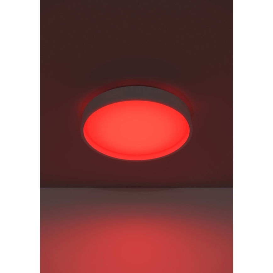 Eglo 300686 - Dimbare LED RGBW-plafondlamp MASSIGNANO-Z LED/18,5W/230V 2700–6500K Ø 40 cm wit + afstandsbediening