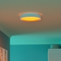Eglo 300686 - Plafonnier LED RGBW dimmable MASSIGNANO-Z LED/18,5W/230V 2700-6500K Ø 40 cm blanc + télécommande