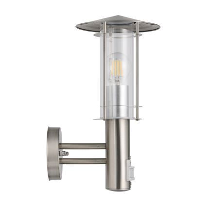 EGLO 30185 - Wandlamp met sensor voor buiten LISIO 1xE27/60W/230V IP44