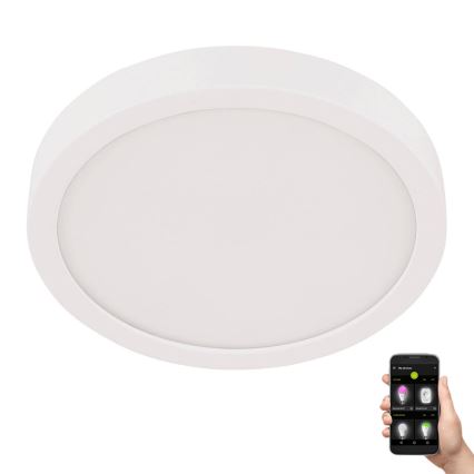 Eglo - Plafonnier de salle de bain LED LED/20,5W/230V IP44 blanc