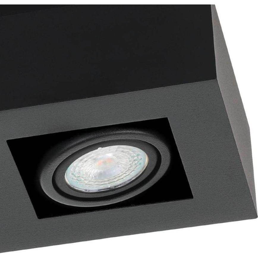 Eglo 31064 - LED spot MENDOZA 3xLED/4,7W/230V 3000K zwart