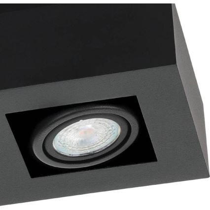 Eglo 31064 - Spot LED MENDOZA 3xLED/4,7W/230V 3000K noir