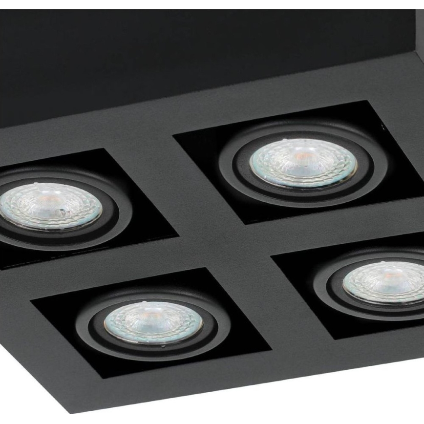 Eglo 31065 - Spot LED MENDOZA 4xLED/4,7W/230V 3000K noir