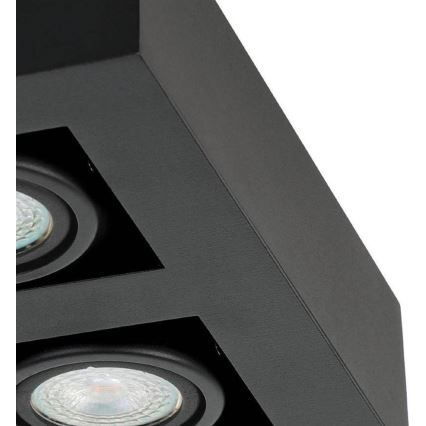 Eglo 31065 - Spot LED MENDOZA 4xLED/4,7W/230V 3000K noir