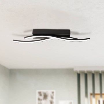 Eglo 31226 - Plafonnier ALBORAYA LED/10,8W/230V 3000K noir