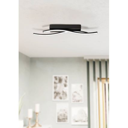 Eglo 31226 - Plafonnier ALBORAYA LED/10,8W/230V 3000K noir