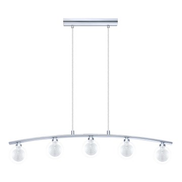 Eglo 31424 - Hanglamp aan koord ROSARNO 5xG9/33W/230V