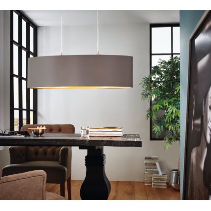 Eglo - Suspension filaire 2xE27/60W/230V