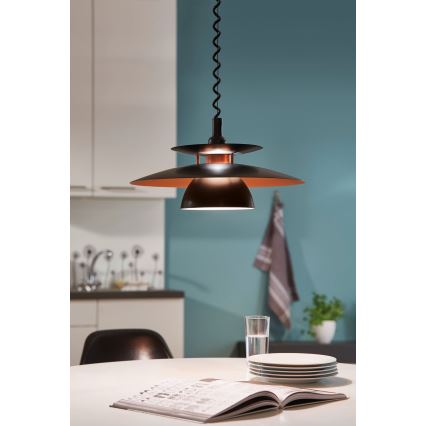 Eglo - Hanglamp met trekpendel 1xE27/60W/230V