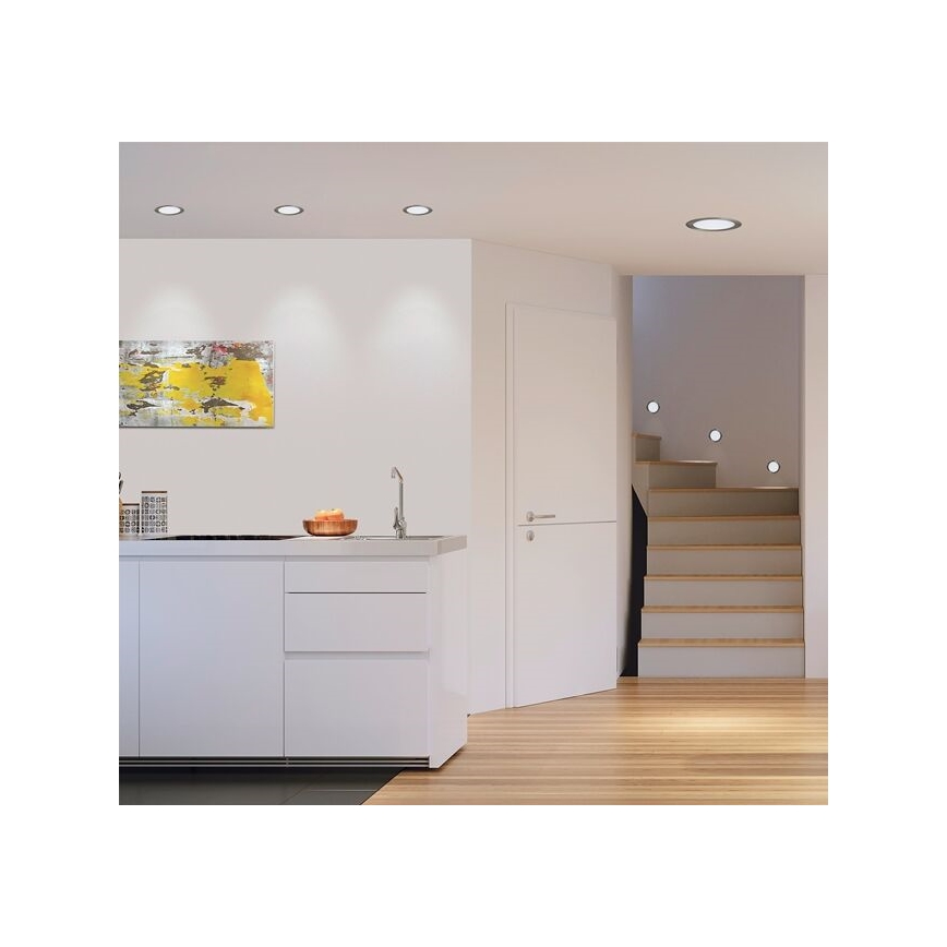 Eglo 31671 - LED inbouwspot FUEVA 1 LED/10,9W/230V Ø 17 cm