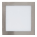 Eglo 31678 - LED inbouwarmatuur FUEVA 1 LED/18W/230V 22,5x22,5 cm
