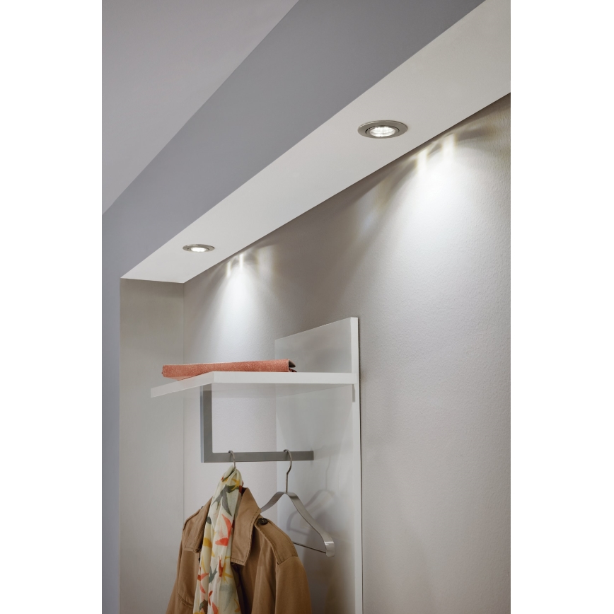 Eglo - Lot de 3 spots encastrables LED TEDO (1x GU10-LED / 5W / 230V)