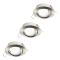 Eglo 31692 - ENSEMBLE DE 3 SPOTS LED ENCASTRÉS TEDO 1xGU10/5W/230V