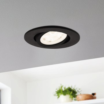 Eglo 31695 - Spot encastrable RGBW à intensité variable SALICETO-Z LED/4,7W/230V 2700-6500K noir