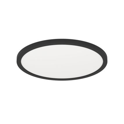 Eglo 31703 - LED RGBW Dimbare plafondlamp ROVITO-Z LED/14,6W/230V 2700-6500K Ø 29,5 cm zwart