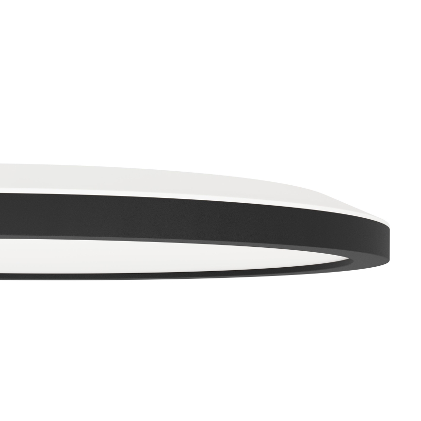 Eglo 31703 - LED RGBW Dimbare plafondlamp ROVITO-Z LED/14,6W/230V 2700-6500K Ø 29,5 cm zwart