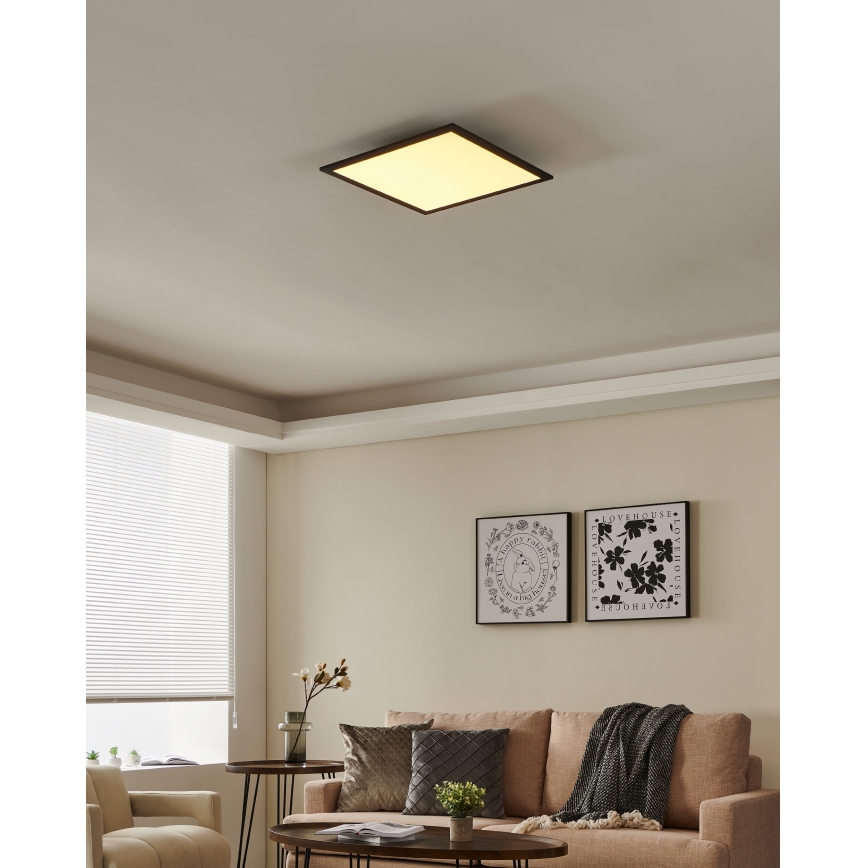 Eglo 31724 - Dimbare LED plafondlamp SALOBRENA-Z LED/21,5W/230V 2700-6500K zwart