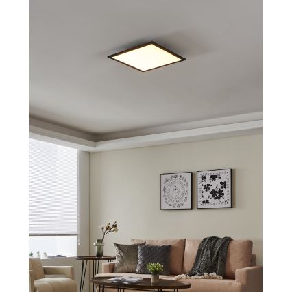Eglo 31724 - Dimbare LED plafondlamp SALOBRENA-Z LED/21,5W/230V 2700-6500K zwart