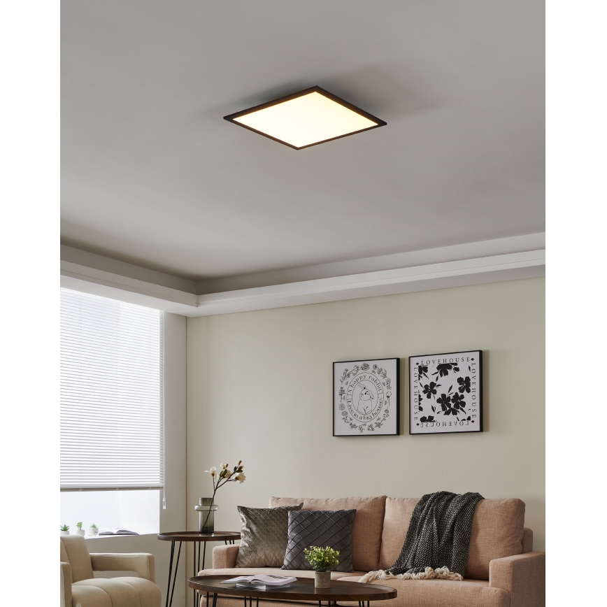 Eglo 31724 - Dimbare LED plafondlamp SALOBRENA-Z LED/21,5W/230V 2700-6500K zwart