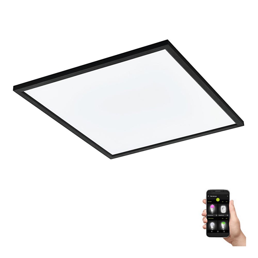 Eglo 31725 - Dimbare LED plafondlamp SALOBRENA-Z LED/33W/230V 2700-6500K zwart