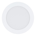 Eglo 31742 - LED-dimbare inbouwspot voor badkamer FUEVA-Z LED/10,5W/230V 2700-6500K IP44 wit Ø 16,5 cm