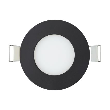 Eglo 31743 - SET 3x dimbare LED-inbouwspots voor badkamer FUEVA-Z 1xLED/2,8W/230V 2700-6500 IP44 zwart Ø 8,5 cm