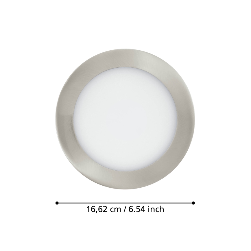 Eglo 31746 - LED dimbare inbouwspot voor badkamer FUEVA-Z LED/10,5W/230V 2700-6500K IP44 chroom diam. 16,5 cm