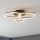 Eglo 31771 - Dimbare LED Plafondlamp PARRAPOS-Z LED/33W/230V 3000-6500K zwart