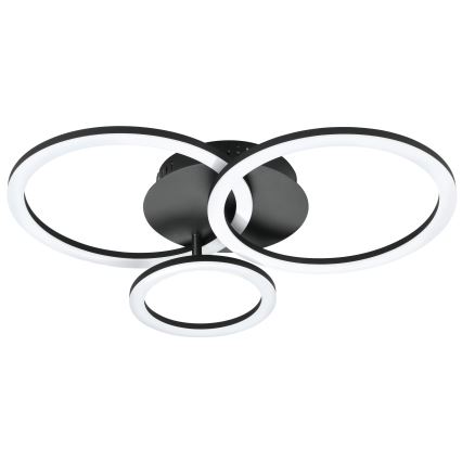 Eglo 31771 - Plafonnier à intensité variable PARRAPOS-Z LED/33W/230V 3000-6500K noir