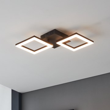 Eglo 31773 - Dimbare LED Plafondlamp PARANDAY-Z LED/15,5W/230V 3000-6500K zwart