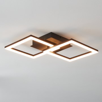 Eglo 31774 - Dimbare LED Plafondlamp PARANDAY-Z LED/21,5W/230V 3000-6500K zwart