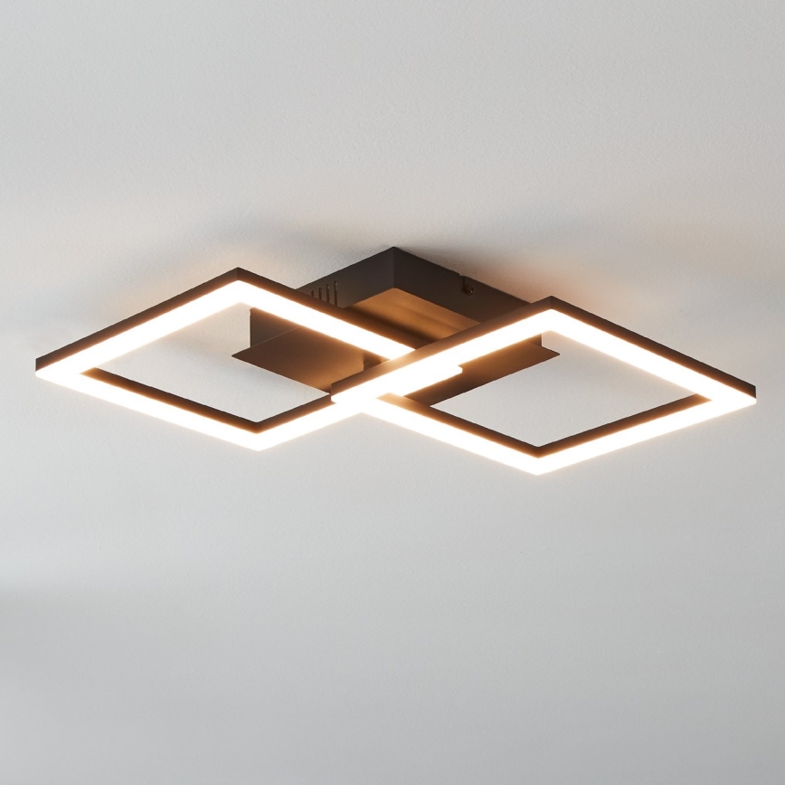Eglo 31774 - Plafonnier à intensité variable PARANDAY-Z LED/21,5W/230V 3000-6500K noir