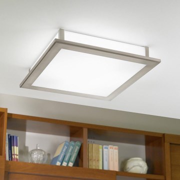 Eglo 31897 - Plafonnier AURIGA 4xE14/40W/230V 38,5x38,5 cm chrome mat