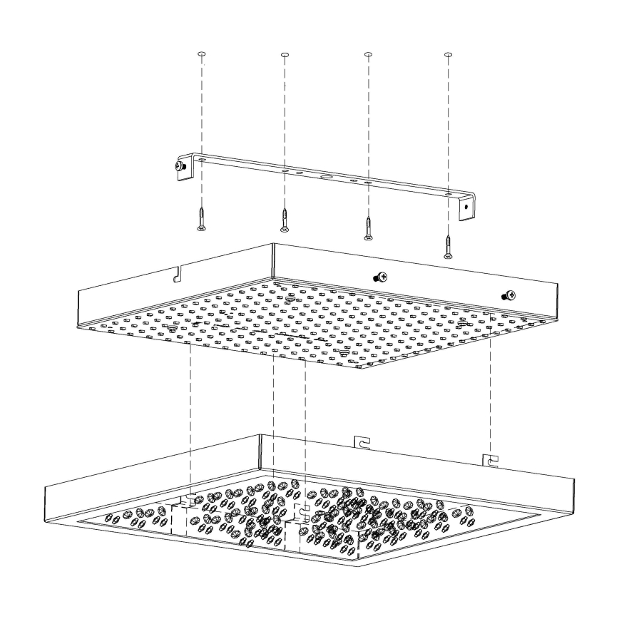 Eglo - LED Plafondverlichting LED/16W/230V