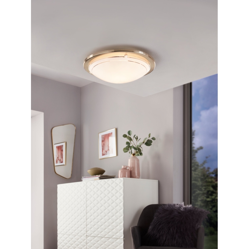 Eglo 32094 - LED Plafondlamp PLANET LED/11W/230V 3000K mat chroom