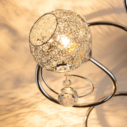 Eglo 32103 - LED opbouwkroonluchter VELAGO 5xG9/33W/230V glanzend chroom